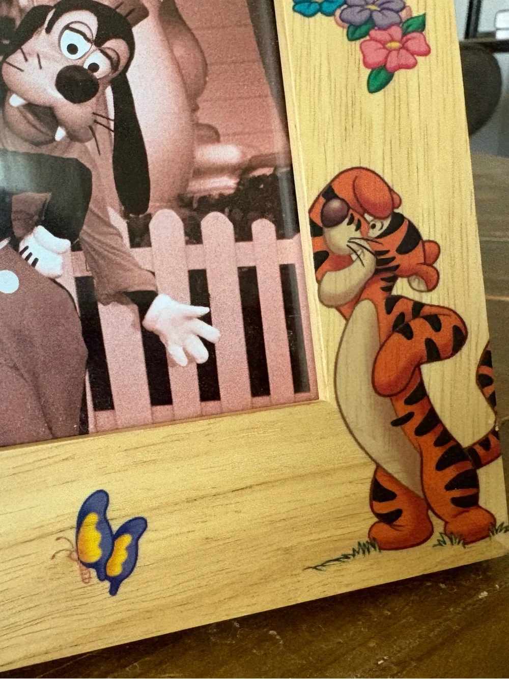 Disney Winnie the Pooh Wooden Photo Frame - Natural Finish 4x6